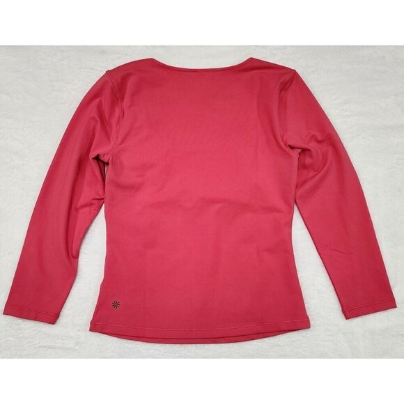 Athleta Shanti Scoop Top Coral Pink Small - Picture 5 of 8